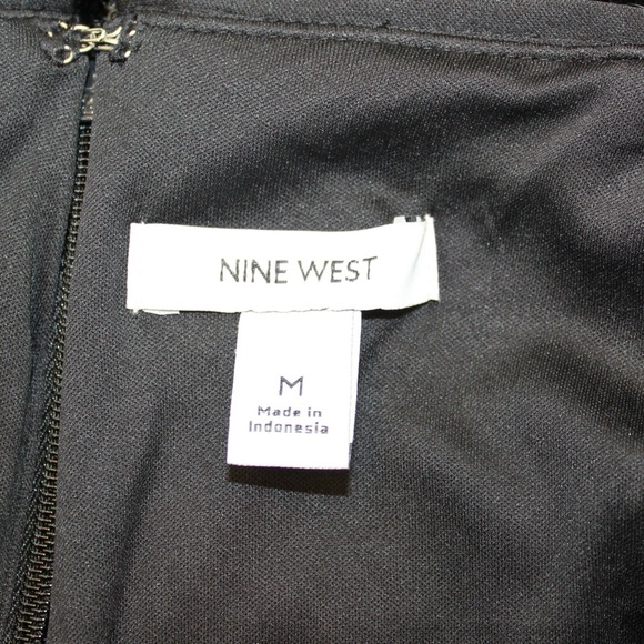 Nine West black sequin pencil skirt (women’s M) (NWT) - Picture 8 of 11